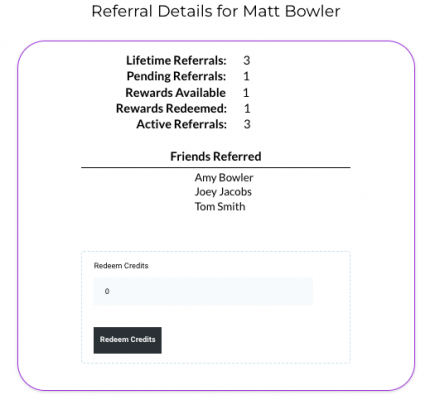 referral stats